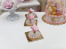 Load image into Gallery viewer, Pink Butterfly Dome Cake - Miniature French Pastry in 12th Scale