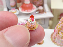 Load image into Gallery viewer, Pink Ispahan Baba - Miniature Food French Pastry in 12th Scale