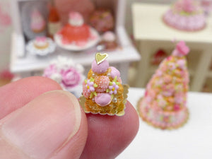 Baby Pink Croquembouche - Miniature French Pastry