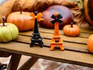 Decorative Mini Eiffel Tower for Autumn / Halloween - Miniature Ornament