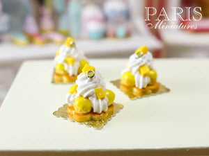 Mango St Honoré - Miniature Food French Pastry