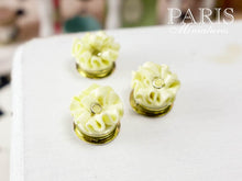 Load image into Gallery viewer, Feuille d&#39;Automne - French White Chocolate Ruffle Cake (Small) - Miniature Food in 12th Scale