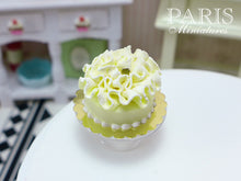 Load image into Gallery viewer, White Chocolate Ruffle Cake - Large - 12th Scale Miniature Food