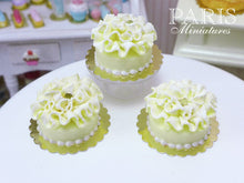 Load image into Gallery viewer, White Chocolate Ruffle Cake - Large - 12th Scale Miniature Food