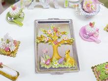 Load image into Gallery viewer, Spring Tree Cookie on Baking Sheet - Miniature Food in 12th Scale for Dollhouse
