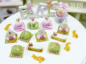 Spring Garden Blossom Cake - 12th Scale Miniature Food
