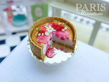 Load image into Gallery viewer, Strawberry Cheesecake - 12th Scale Miniature Food