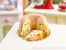 Load image into Gallery viewer, Cut Fruit Kouglof - 12th Scale Miniature Food
