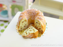 Load image into Gallery viewer, Cut Fruit Kouglof - 12th Scale Miniature Food