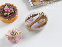 Load image into Gallery viewer, Patissier Gift Box of Eclairs - Purple and White - Miniature Food