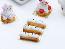 Load image into Gallery viewer, Hello Kitty French Eclair - Miniature Food French Pastry