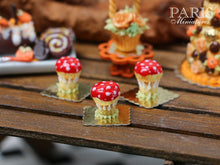 Load image into Gallery viewer, Fantasy Toadstool Religieuse for Autumn/Fall - Miniature Food