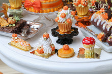 Load image into Gallery viewer, Pumpkin Eclair for Autumn/Fall - 12th Scale French Miniature Food