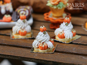 Pumpkin St Honoré for Autumn/Fall - 12th Scale French Miniature Food