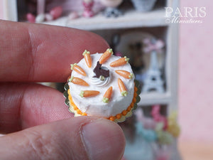 Easter Carrot Cake - Miniature Food in 12th Scale for Dollhouse