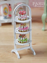 Load image into Gallery viewer, Easter Charlotte (Pink Eggs and Ribbon) - Miniature Food in 12th Scale for Dollhouse