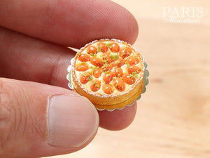 French Apricot Tart (Tarte aux abricots) - Miniature Food