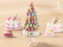 Load image into Gallery viewer, Easter Pièce Montée &quot;Tree&quot; with Colourful Sugar Eggs dollshouse miniature