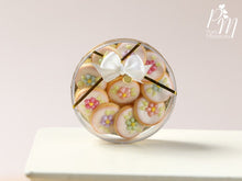 Load image into Gallery viewer, Box of Spring Blossom Butter Cookies - Miniature Food in 12th Scale