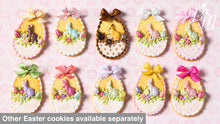 Load image into Gallery viewer, Easter Egg Shortbread Sablé &quot;Basket&quot; Cookie (G) - Miniature Food in 12th Scale for Dollhouse