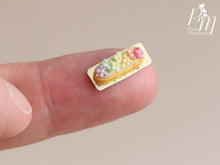 Load image into Gallery viewer, Rainbow Blossoms French Eclair - Miniature Food for Dollhouse 12th scale