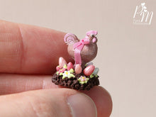 Load image into Gallery viewer, Milk Chocolate Hen Easter Display (B) - Miniature Food in 12th Scale for Dollhouse