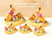 Load image into Gallery viewer, Easter Cookie Rabbit Family Display (A) - Miniature Food in 12th Scale